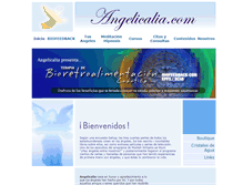 Tablet Screenshot of angelicalia.com